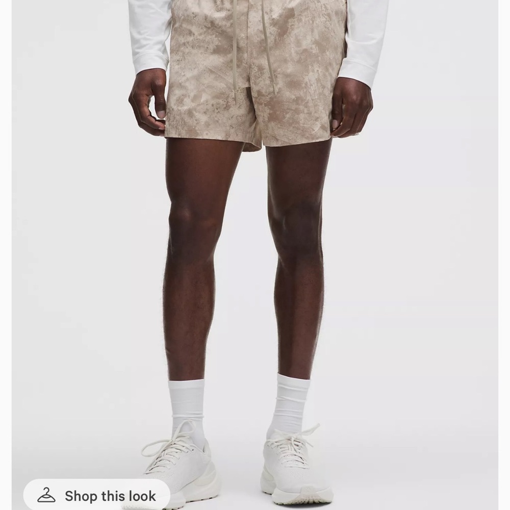 Lululemon Zeroed In Patterned Shorts